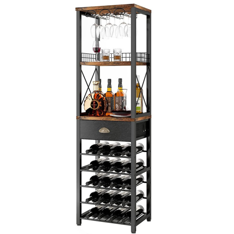 Small white best sale wine rack